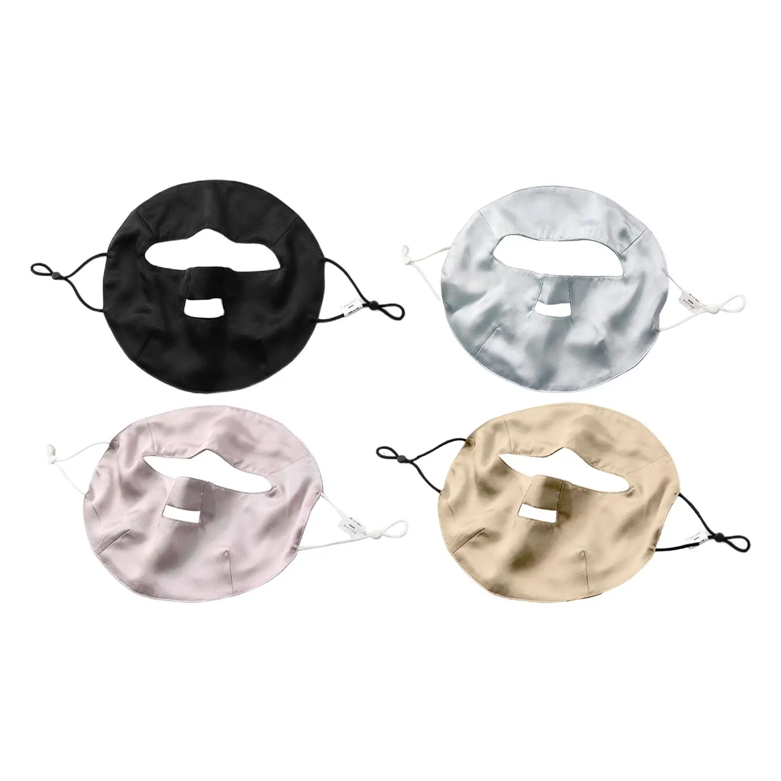 Lightweight Silk Sun Mask Full Face Cover Quick Dry Breathable Protection for Outdoor Exercise Women Men