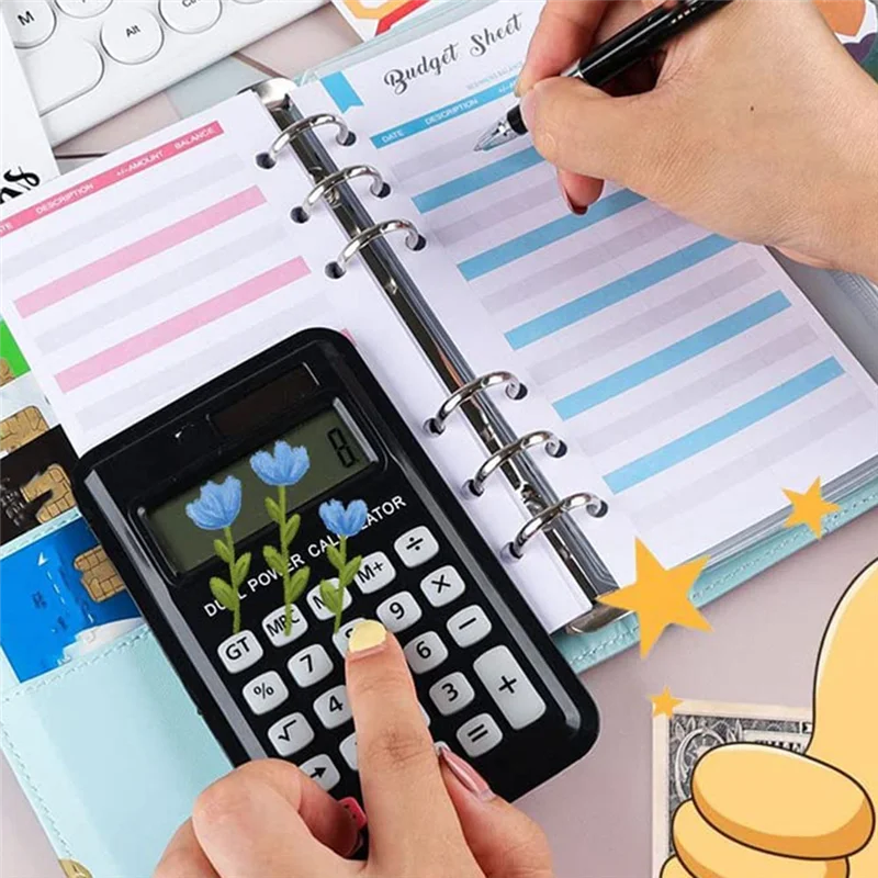 ADP-Cash Wallet Envelope System, Budget Binder with Zipper Envelopes, for Cash Budgeting Card Storage Funding Plan ()