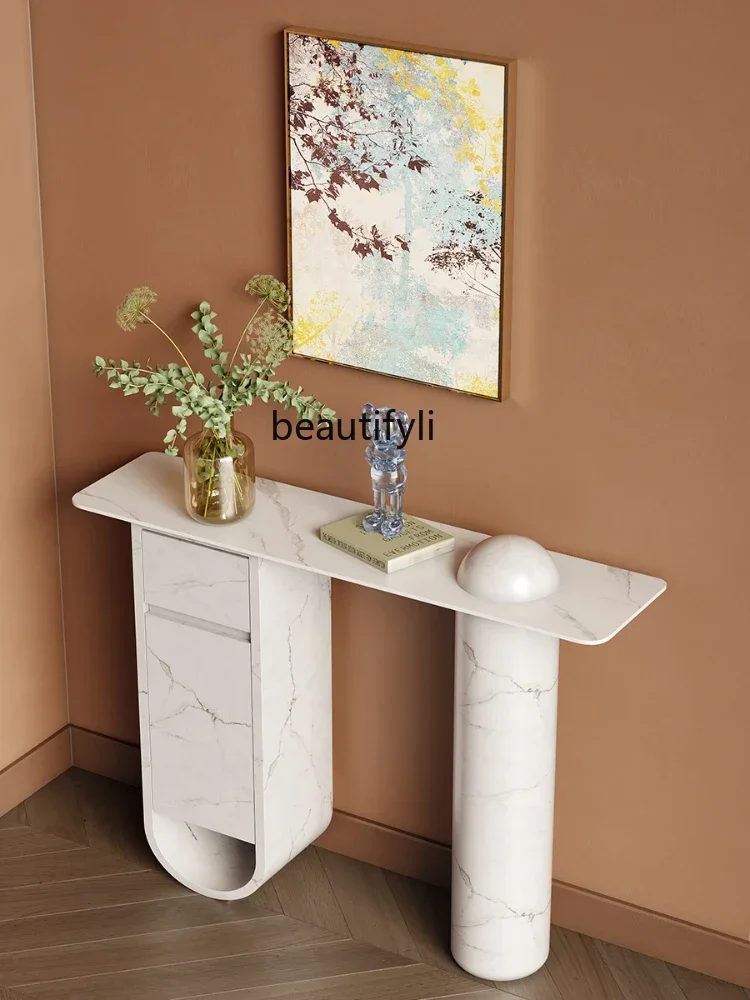 

Lhy 26, новый длинный узкий настольный светильник LBX, роскошный входной шкаф, гостиная и отель, вид сбоку, стол ss26