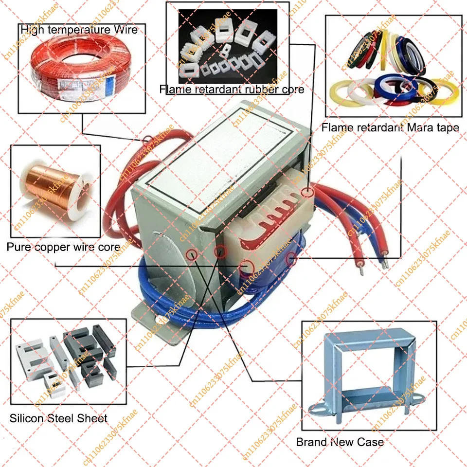 25W 30W 50W 60W 80W Power Transformer AC220V/380V Input Single/Double AC Output 13V 16V 24V 28V 48V 70V 110V