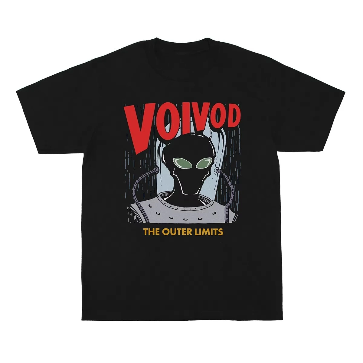Camiseta Voivod 2026 The Outer Limits Thrash Progressive Metal Band Vektor Coroner Roupas Masculinas Camiseta de Algodão de Manga Curta