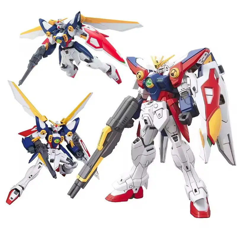 

Hot New Anime Figure Figure HG Flying Wing 1/144 Assembly Model Figure Gift Ew Flying Wing Mecha Warrior Robot Desktop Ornament