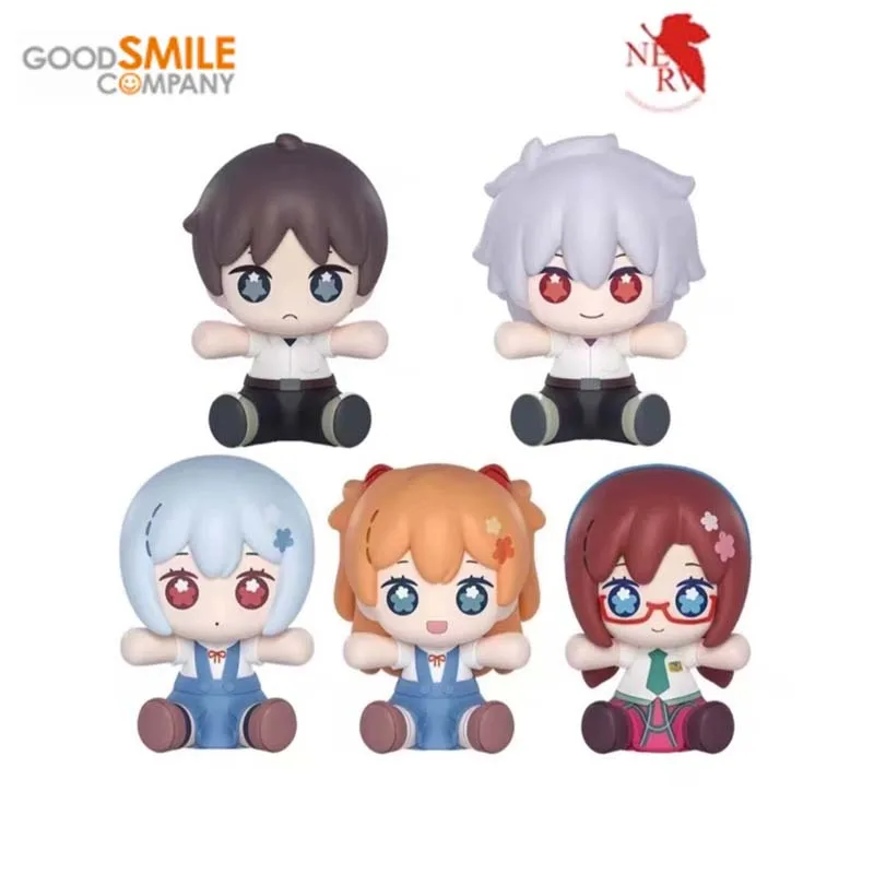 Huggy Good Smile Original EEVAGELION Shinji Kaworu Rei Mari Asuka Uniform Ver. Anime Action Figures Toys For Kids Gift Model