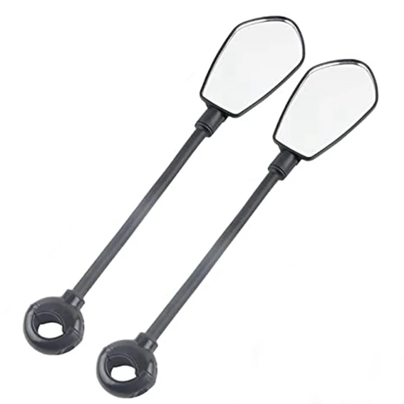 

Quality Bicycle Handlebar Rearview Mirror Adjustable Light Motorcycle Handlebar Mirror Road Bike Scooter Rearview Mirror (2PCS)