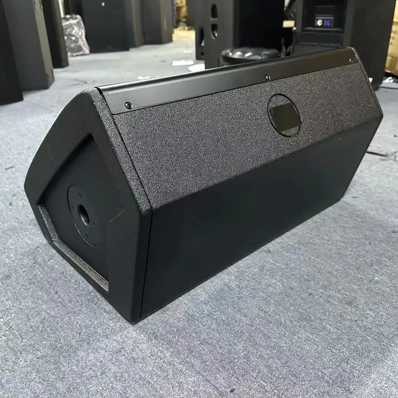 Active Coaxial Stage Monitors Single 15 Inch 2 Ways Powered Stage Speakers Plywood Monitor Speaker