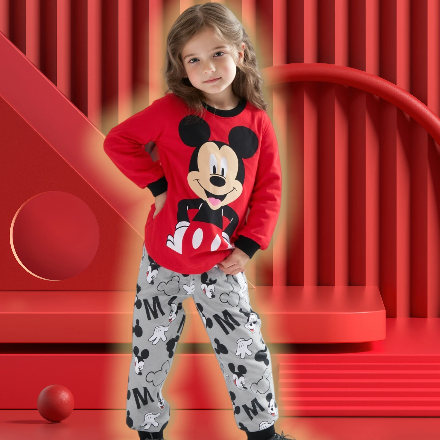 New Spring Autumn Children's Clothing Sets Mickey Boys Christmas Sleepwear Halloween Clothes Kids Pajamas Set Baby Boy Pyjamas