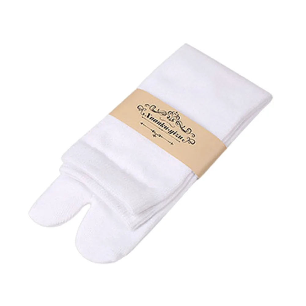 Unisex Split Two Toes Sock Polyester Clog Socks Elastic Toe Separation Socks Washable Sweaty Hallux Valgus Appliance Accessories