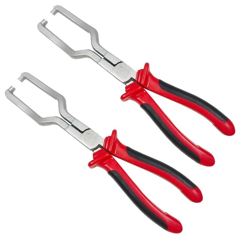 

2Pcs Fuel Line Clip Removal Pliers Fuel Pipe Tools Fuel Line Pliers Hose Pinch Pliers Fuel Line Pliers Removal Pliers