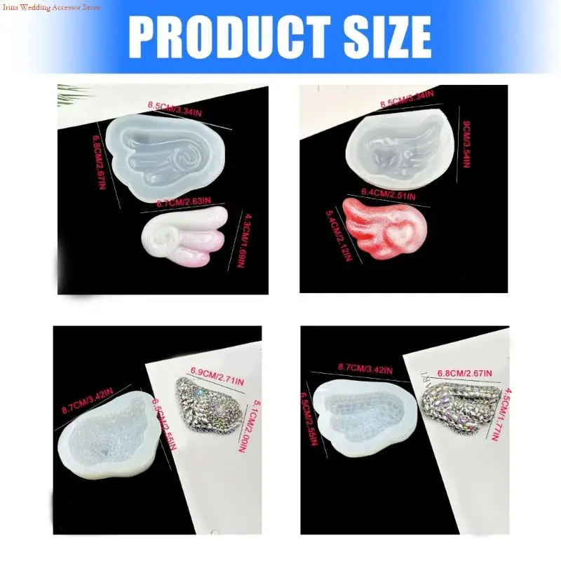 

G92D Angel Wing Diamonds Phone Stand Silicone Holder With Air For Mobile Devices