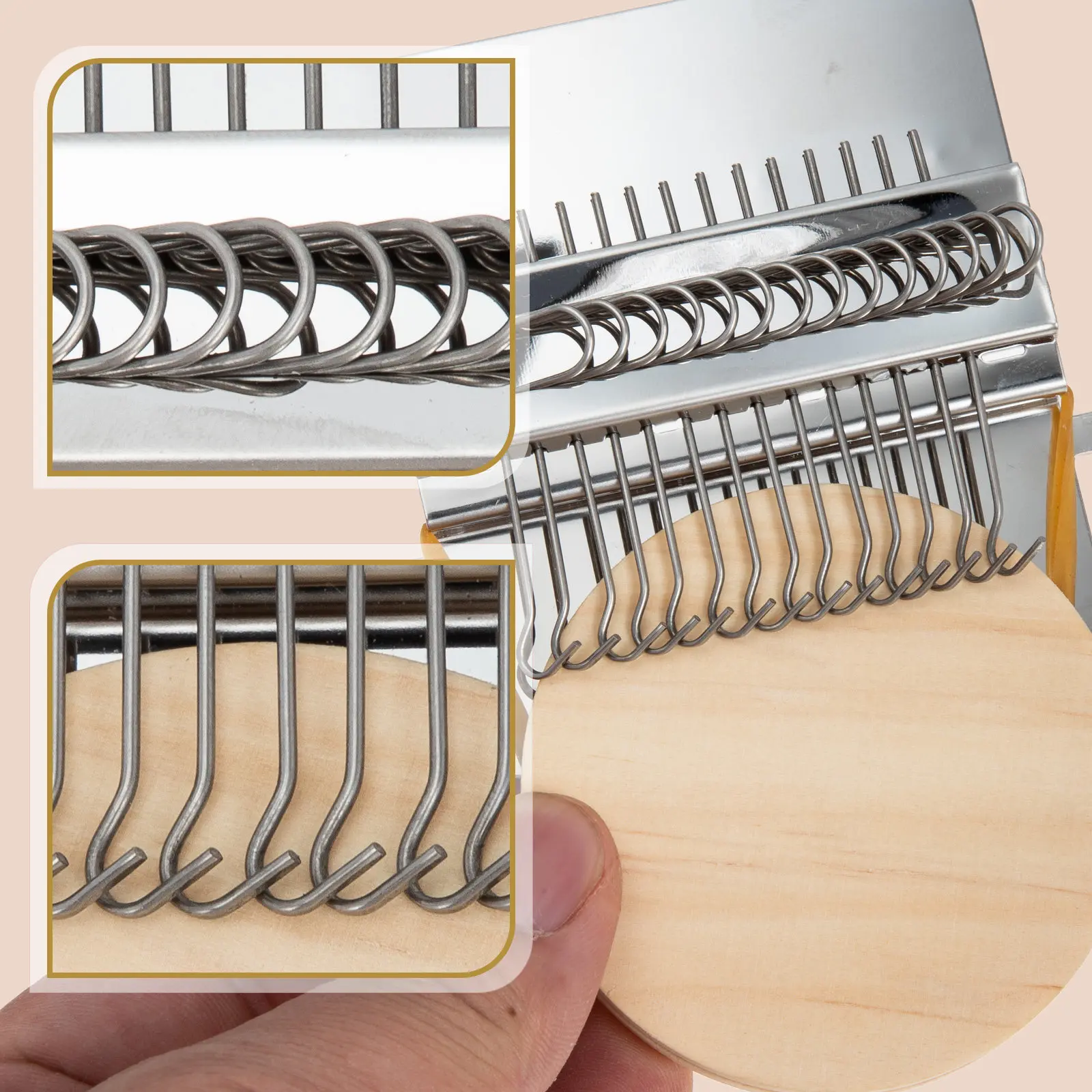 

Набор мини-ткацких станков (1 шт.) – регулируемый ручной ткацкий станок для начинающих, детей и взрослых, для рукоделия, ремонта одежды, изготовления гобеленов, инструмент для ткачества