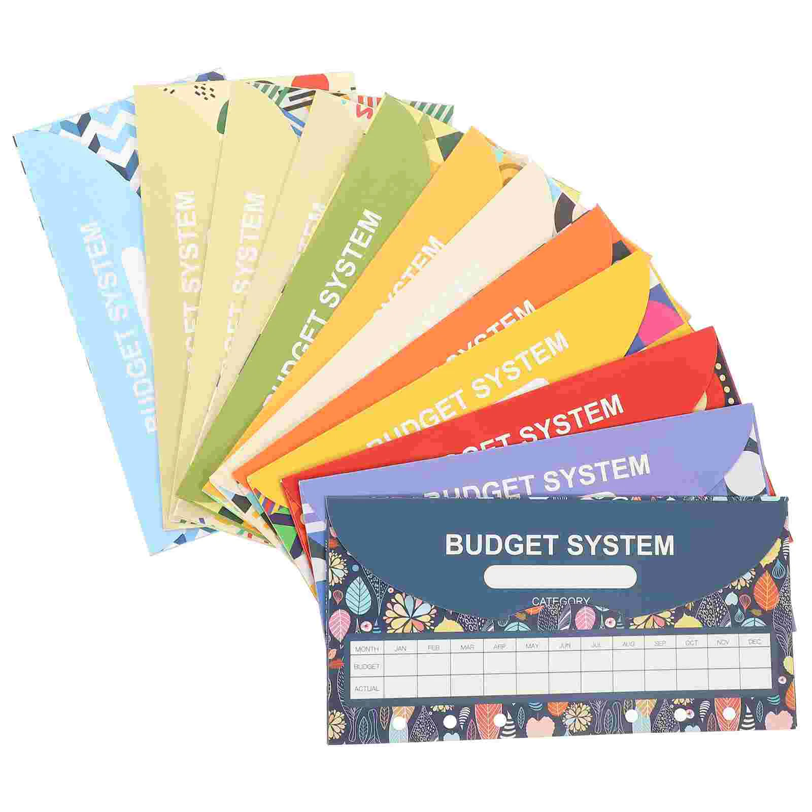 

Cash Envelopes for Budgeting Kit Blinder Envelops Wallet Financial Colorful Paper