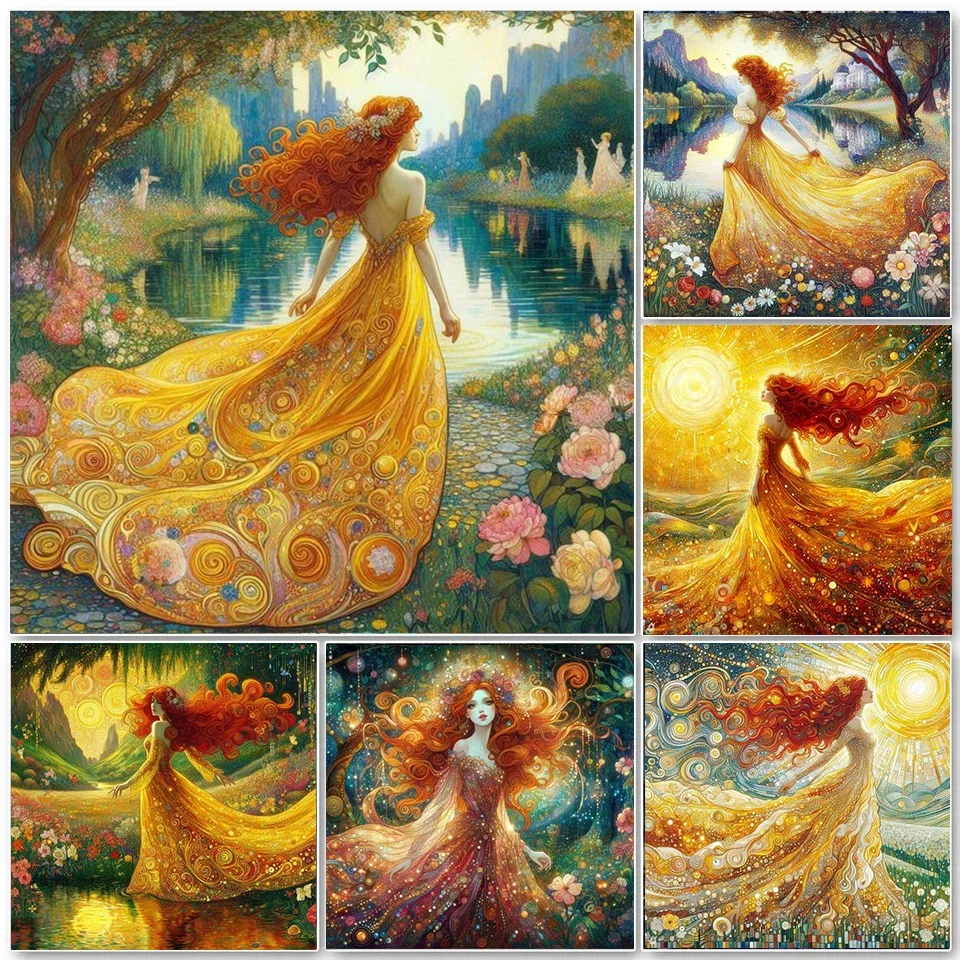 

5D комплект алмазной живописи женский крест Алмазная вышивка картина полная алмазная мозаика горный хрусталь Декор картина