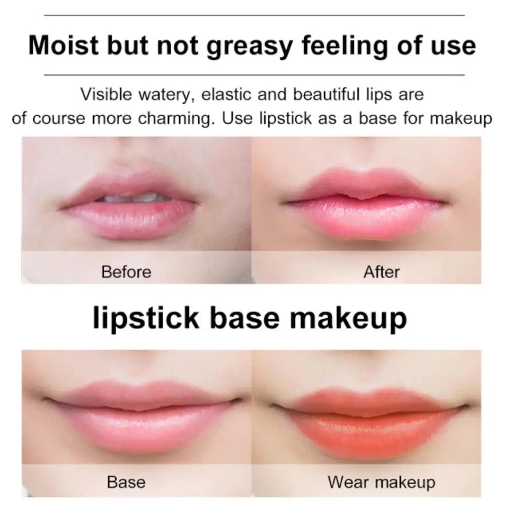 Feuchtigkeit spendende Blume transparente Lippenstift Temperatur Lippen ändern Make-up Pflege lange Gelee Lippenstift Balsam dauerhafte Lippen farbe b3p5