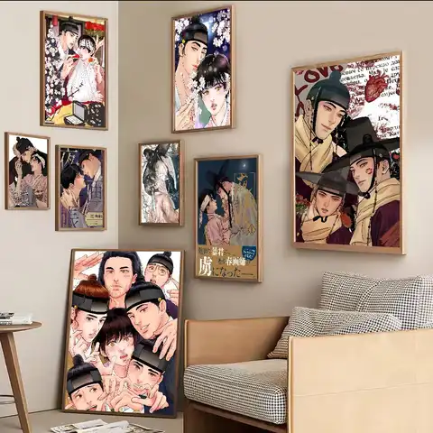 Comic P-Painter Of The N-Night DIY Sticky Poster Whitepaper Prints Posters Artwork Nordic Home Decor