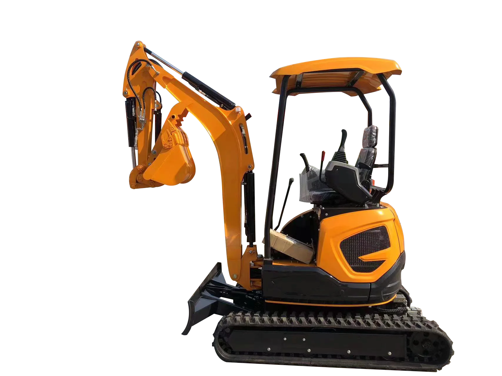 Free shipping custom mini excavator Ce/spa track type micro selectable finger bucket