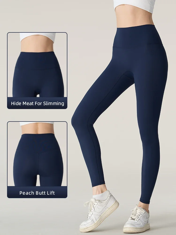 Hot Sale Yoga Leggings Women High Waisted Hip Lifting Fitness Leggings Running Cycling Pants Breathable Sports Leggings image 4