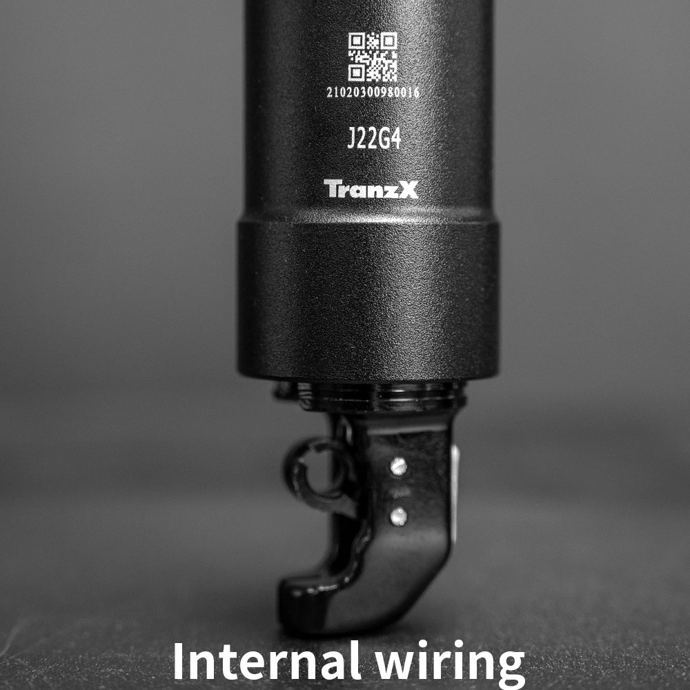 TranzX จักรยาน Dropper Seatpost 34.9 มม.X 125/150/170/200 มม.สําหรับจักรยานพับ MTB เสริมการก่อสร้างสําหรับหยาบ