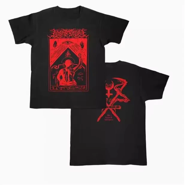 

Уличная одежда Lorna Shore Band Dead Core Rock Band, американские мужские и женские брендовые футболки, летняя хлопковая футболка, одежда, топы
