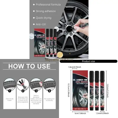 N5KD 낙서 마커 페인트 마커, 자동차 페인트 스크래치 펜 차 페인팅 휠 타이어 마커 펜