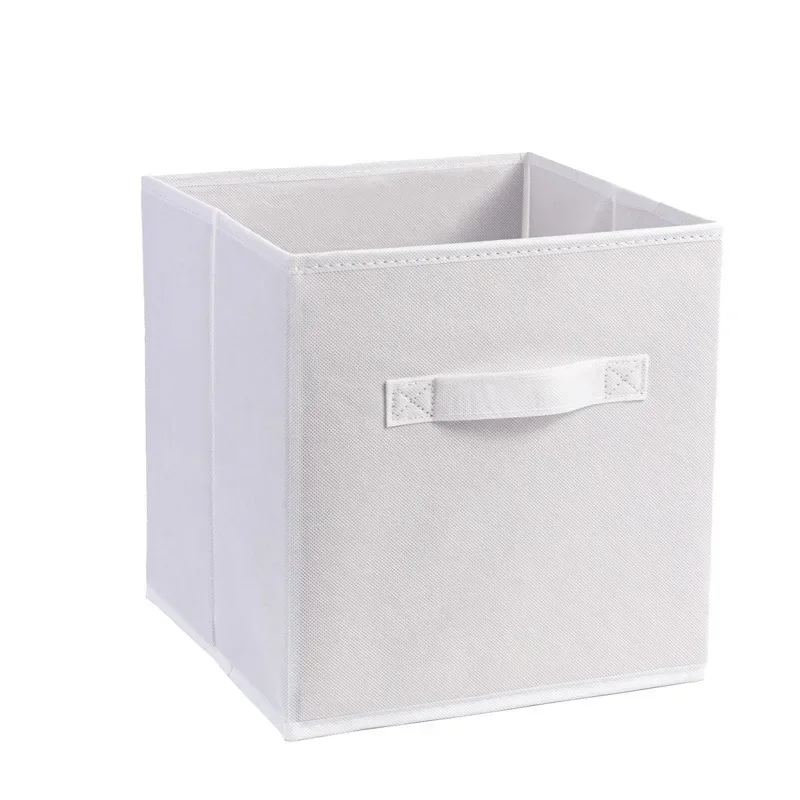 Cubes de rangement pliables en tissu, bacs pliables avec poignées, organisateur coloré pour vêtement