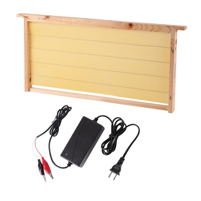 

AC100-240V 60W Electric Embedded Hive Heating Tool Hive Frame Hot Wire Embedded Beekeeping Tool AU/EU/UK/US Plug