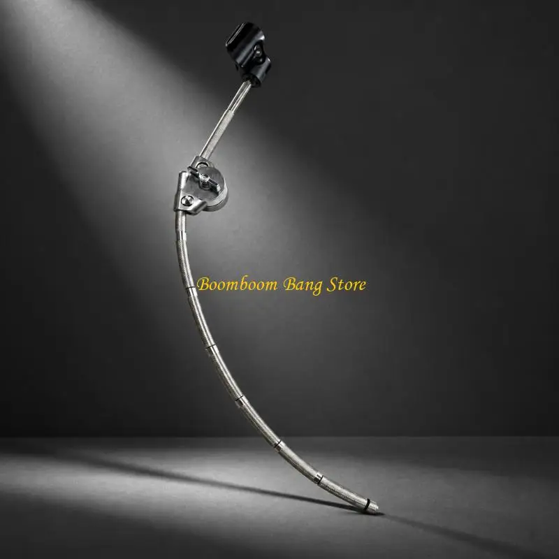 270C Knurled Cymbal Arm with Toothed Angle-Adjustment Joint and Wing Fastener for Drum Set Support Replacement Tasks