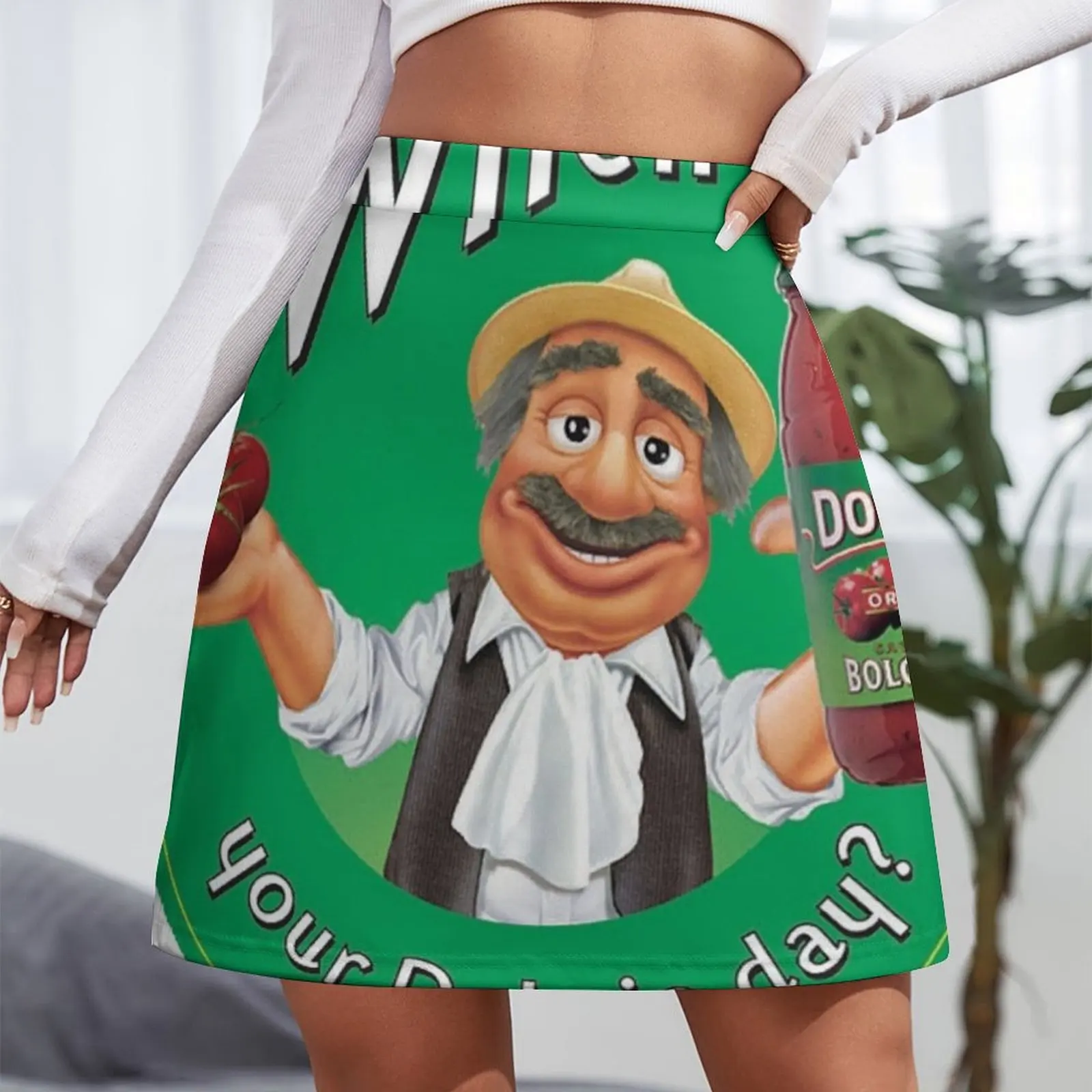 When'sa Your Dolmio Day Mini Skirt Women's summer skirt korean ladies summer japanese fashion Mini Skirt