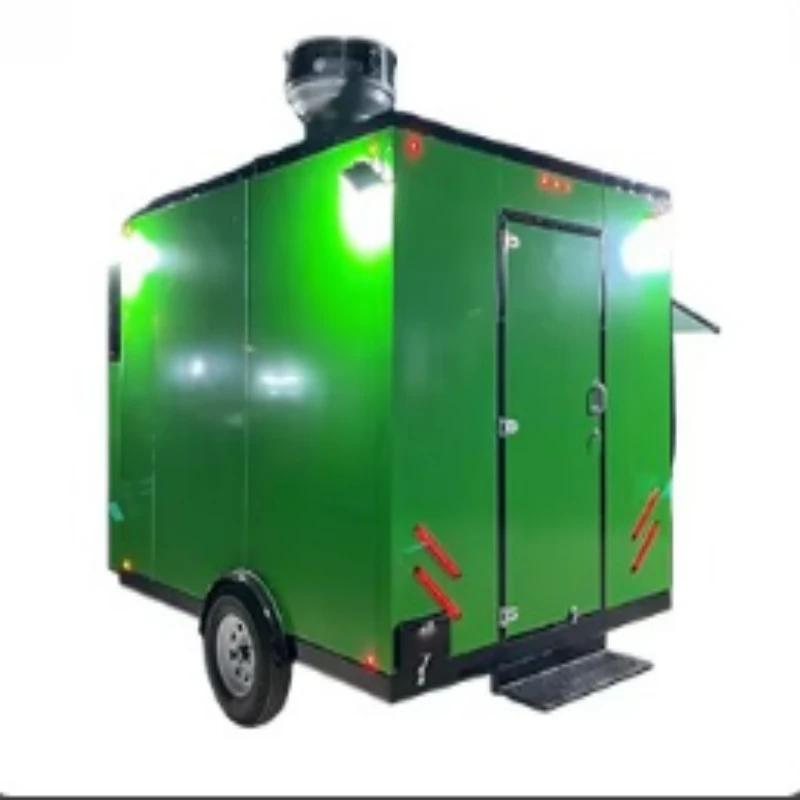 Fully Equipped Mobile Food Trailer, Customized Street Food Truck for Coffee, Ice Cream, Pizza and Catering