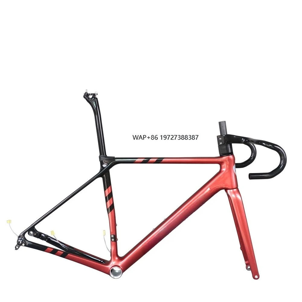 

Seraph Brand Superlight Disc Internal Cables Routing Road Bike Frame FM202 T47 Thread Bottom Bracket Custom Paint