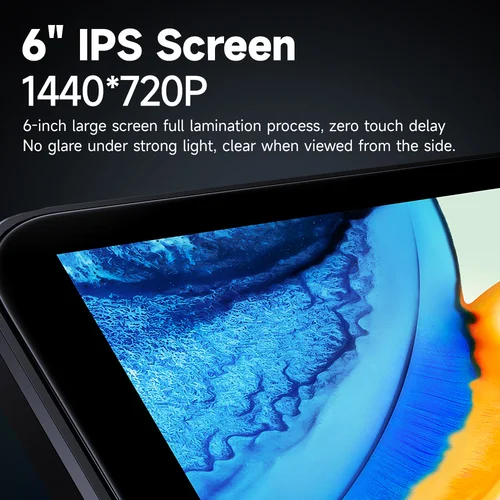 Imagen 2 del producto Reproductor de vídeo Multimedia portátil para espejo de coche, Radio Universal, inalámbrico, Carplay, Android, pantalla automática, Bluetooth, AUX, pantalla táctil para coche