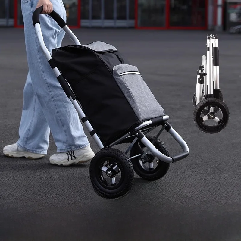 portable-folding-aluminum-alloy-shopping-cart-lightweight-hand-pulled-vegetable-buying-car-home-use-elderly-shopping-cart