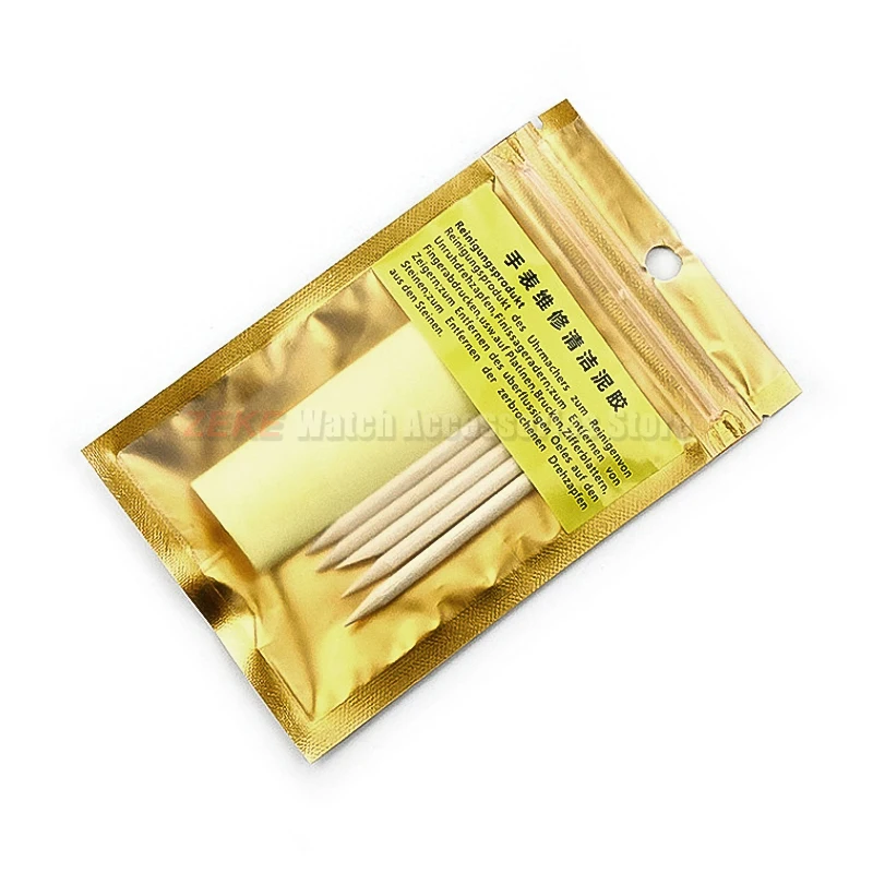 Professionelles Bergeon 6033 Grünes Uhren-Staubentfernungswerkzeug Rodico Putty Zifferblattreiniger für Uhrmacher, 1 Stück, grünes Uhrenzubehör – Detail 9