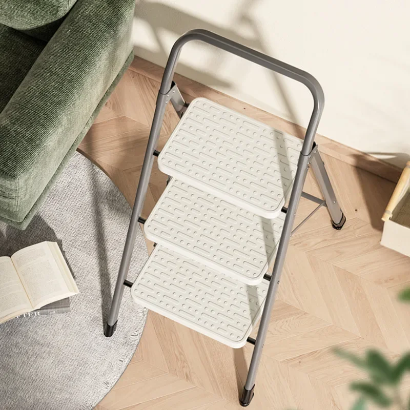 Multi-functional Non-slip Pedal Folding Ladder Chair Thickened Step Stair Telescopic Portable Ladder Rack Safety Stool