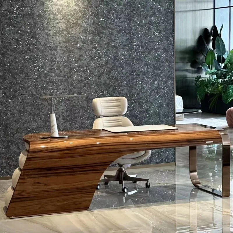 #Wood Creativity Computer Desks High End Executive Work Executive Office Desk Secretary Storage Mesa De Escritorio Desk Furnitur