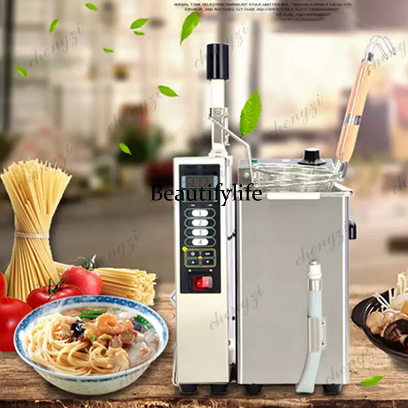 

Double-Boiler Noodle Cooker, Commercial Electric Noodle Cooker, Automatic Height Adjustment, Convenience Store Noodle Boiler