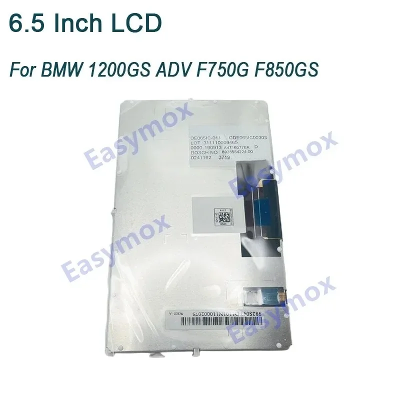 6.5 inch LCD Display Dashboard for BMW C400X GT F750GS F850GS F900R XR S1000RR  R1200GS R1250GS Instrument Cluster Repairment