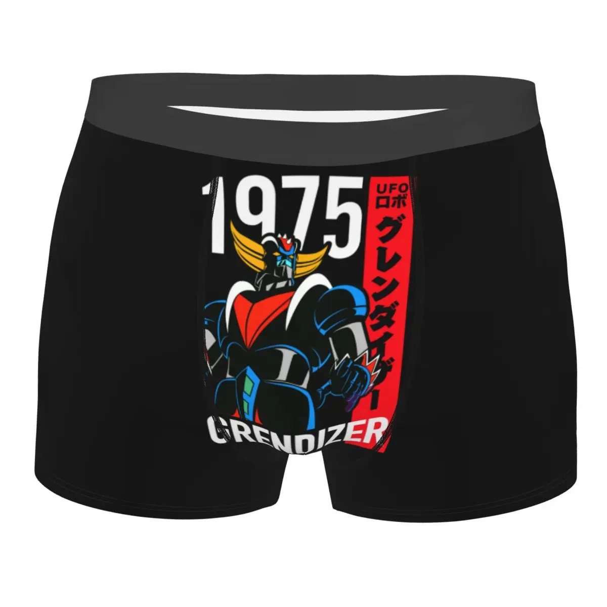

Мужские шорты-боксеры с роботом НЛО Goldorak Grendizer, нижнее белье с 3D принтом, трусы, эластичные трусы