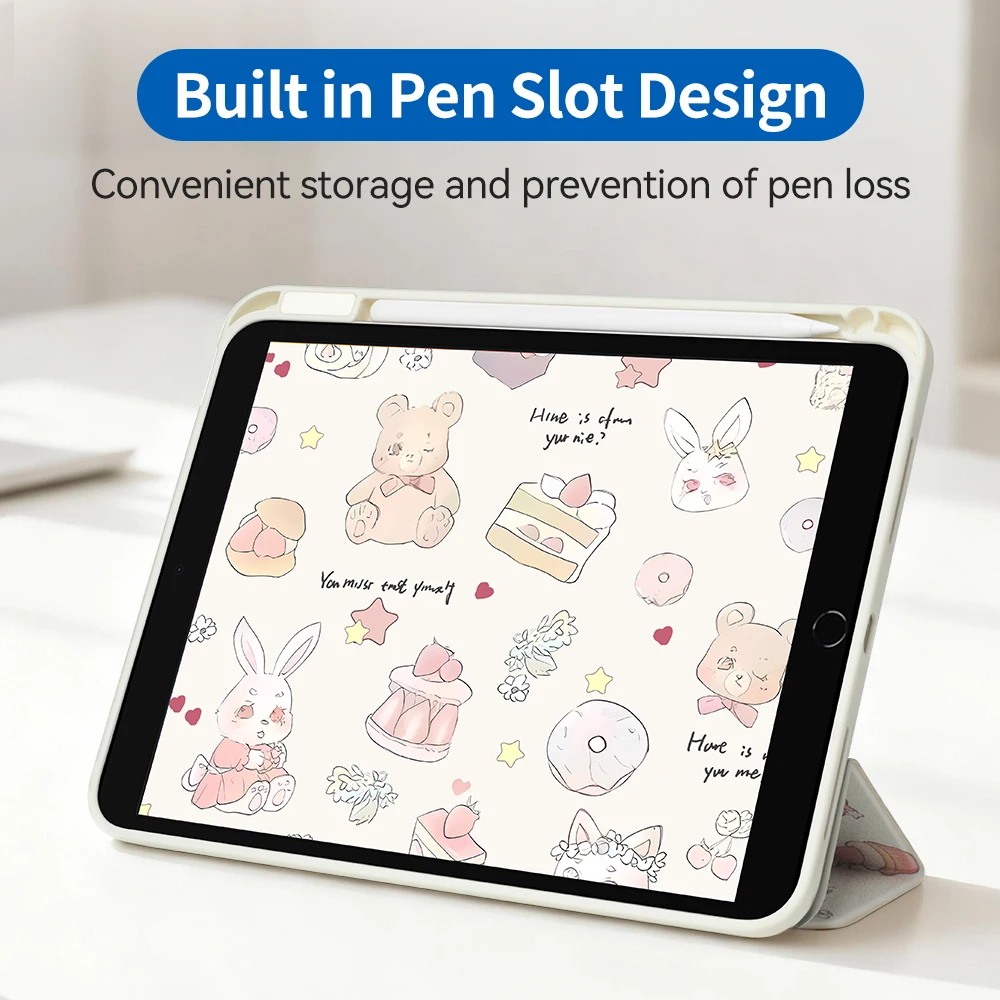 حافظة لجهاز iPad Air 11 لعام 2025 iPad 10th Gen 11th A16 9th Cover Gen iPad Pro11 4 5 10.9in 12.9 M2 M3 M4 M5 حافظة أقلام رصاص #5