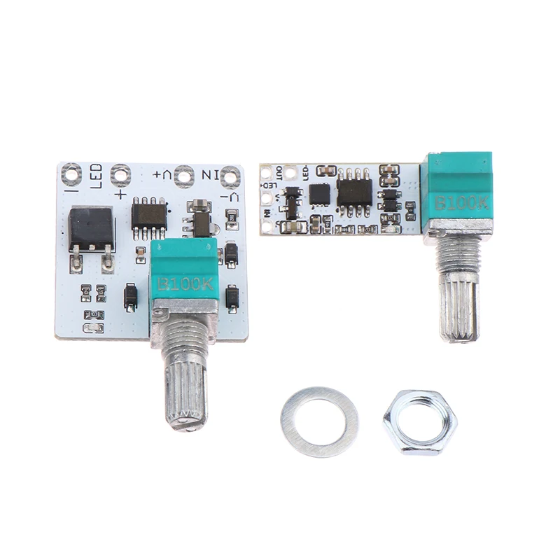 DC 3.7-24V LED Constant Voltage Dimmer Module With Switch Board Brightness Knobs Adjustment Advertising Word Light Box