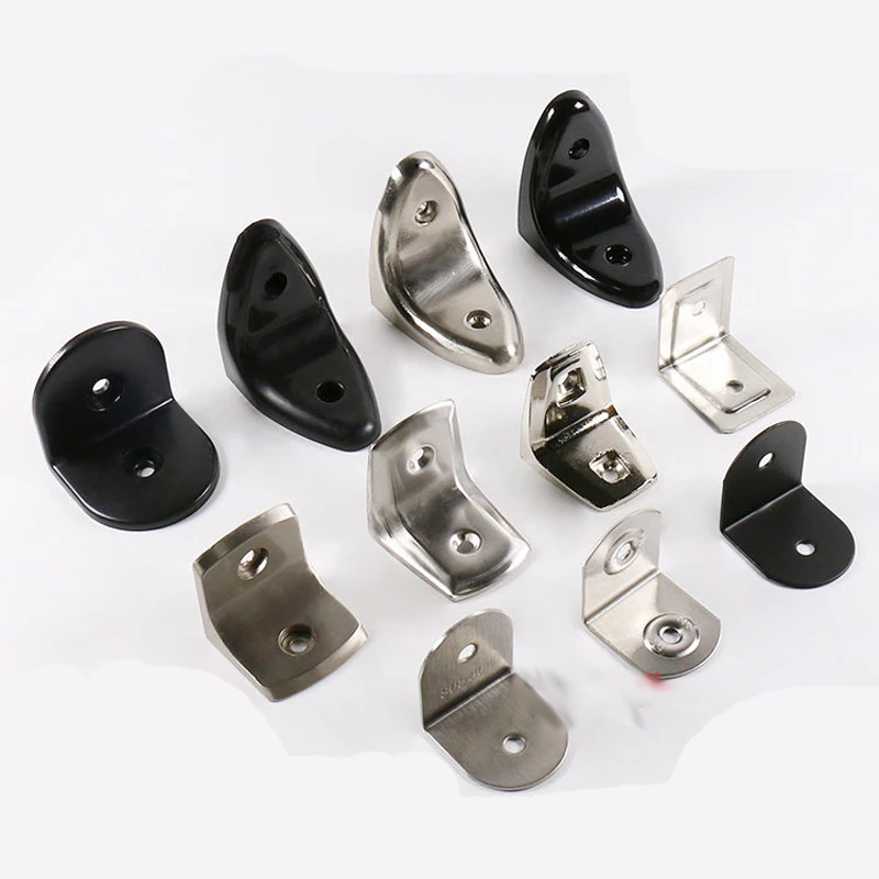 

Bathroom Partition Accessory Toilet Divider Hardware Connector 90 Degree Corner 304 Stainless Steel Angle Bracket Right Angle