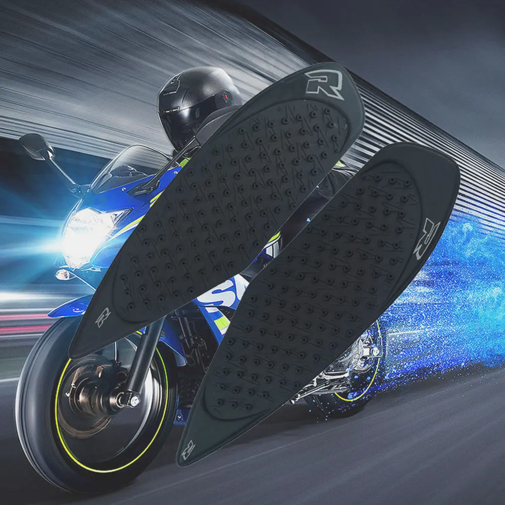 

For Suzuki GSXR 600 750 2008-2010 GSXR600 GSXR750 K8 9 Protector Anti slip Tank Pad Sticker Gas Knee Grip Traction Side 3M Decal