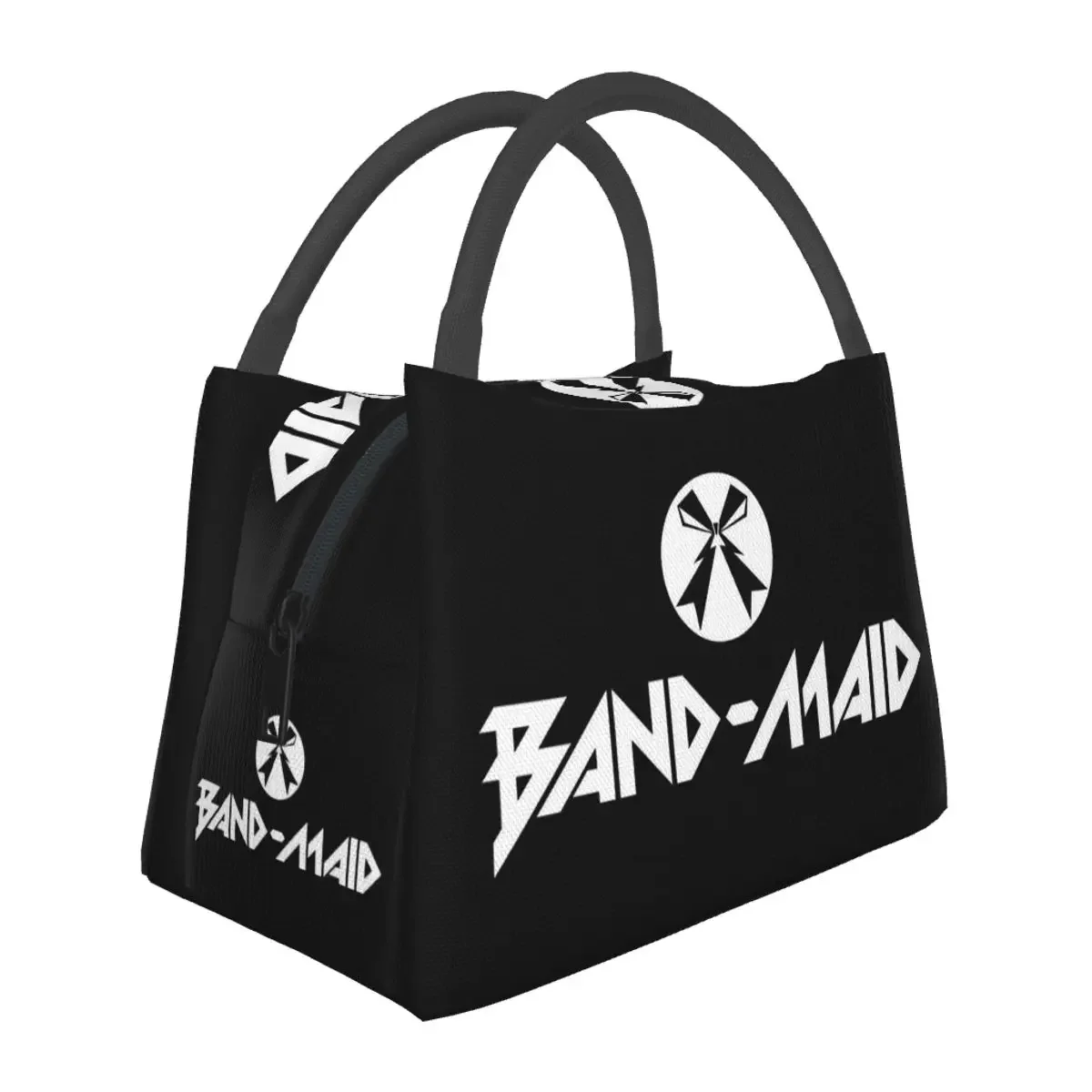 Band Maid Japan Metal Rock Insulated Lunch Bag for Women Bento Storage Food Boxes Container Cooler Thermal Lunch Box Tote