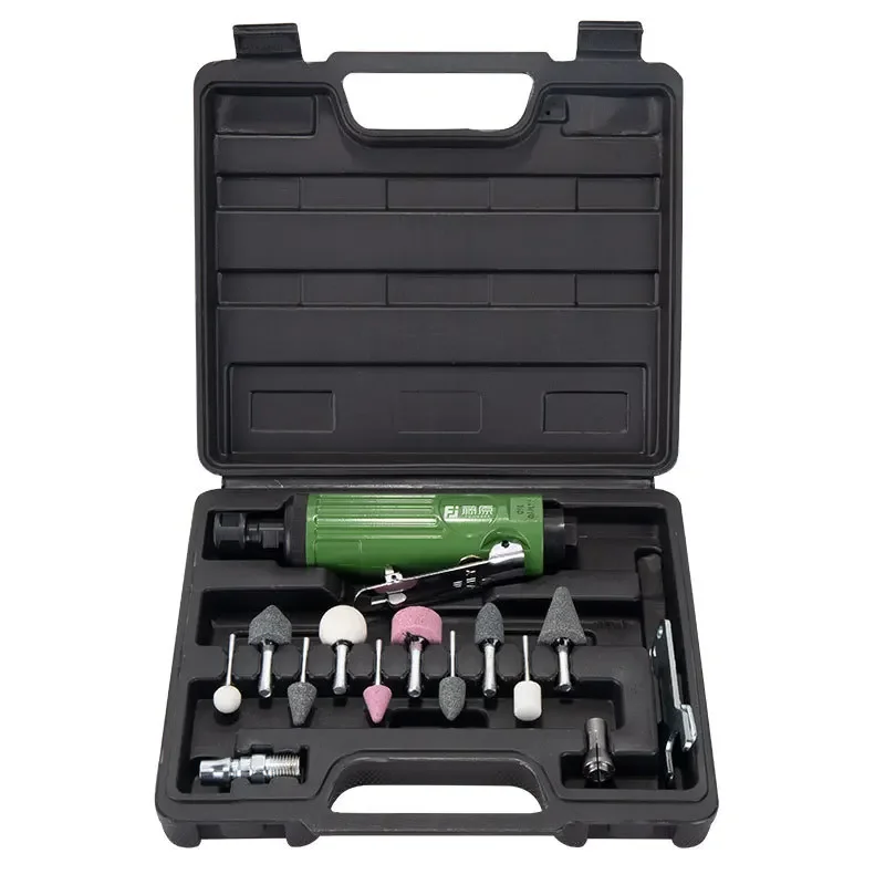 Máquina de moagem pneumática para reparo de pneus automotivos, máquina de moagem de baixa velocidade, conjunto de ferramentas de cabeça de moagem, máquina de polimento