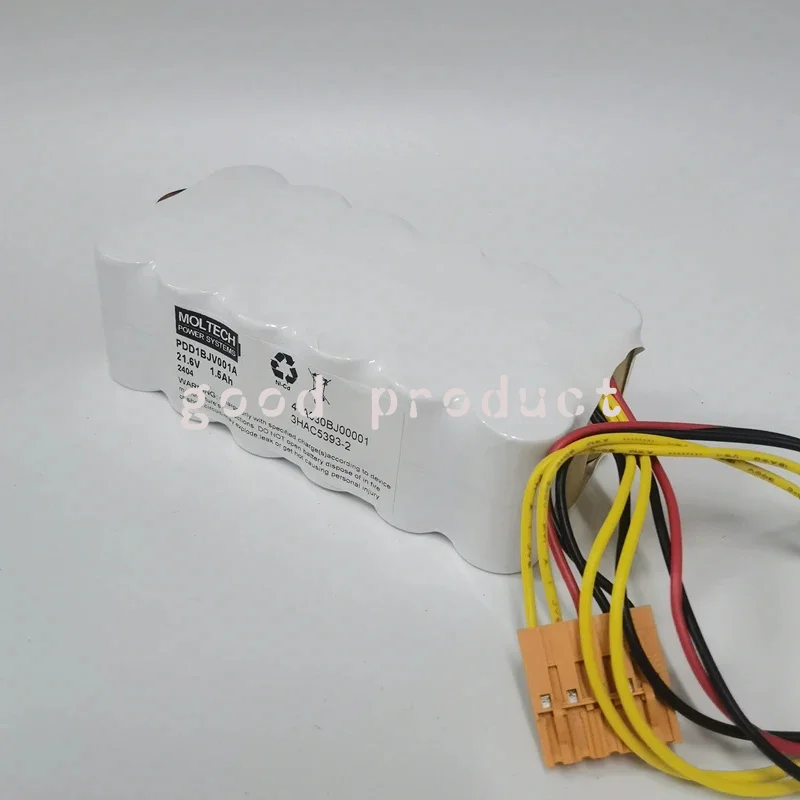 For 41A030BJ0001 3HAC5393-2 21.6V 1.5Ah Robot Arm Backup Battery Pack