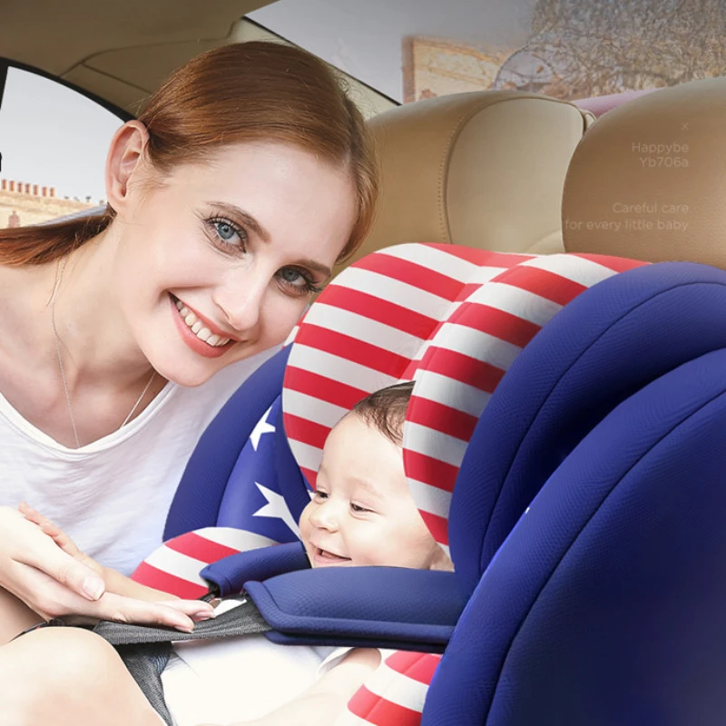 Asiento de coche para bebé convertible EG70, refuerzo de seguridad ajustable para niños, asiento portátil para bebé de 9 meses a 12 años, apto para viajes