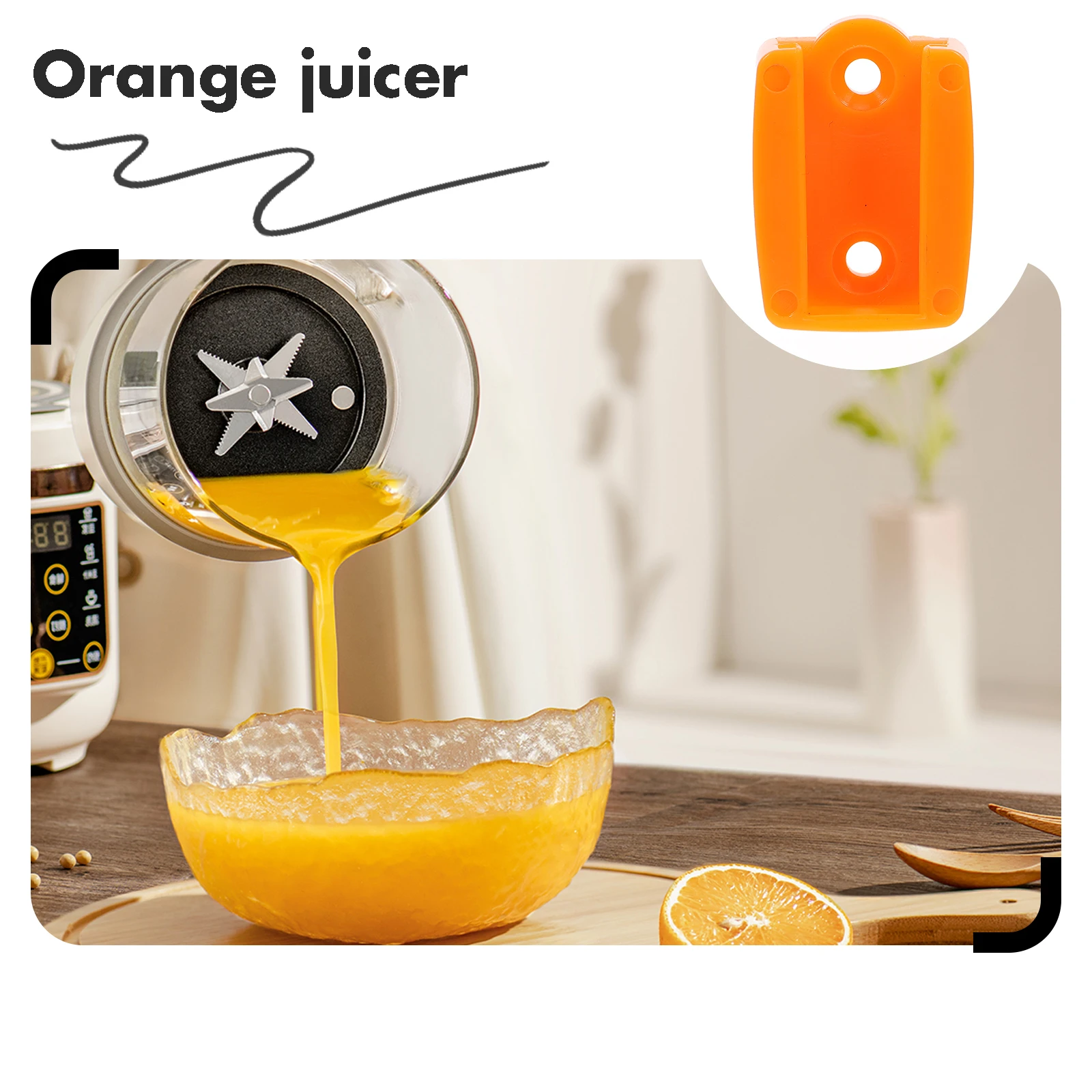 

Orange Juicer Part Plastic Base Peeling Machine Holder Home Accessory Compatible XC2000E Electric Juicer Parts Practical Daily