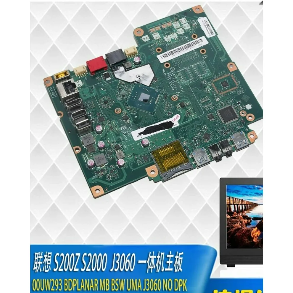 

Для Lenovo Yangtian S2000 S200z универсальная машина, встроенная основная плата интегрированного дисплея J3060 00uw293
