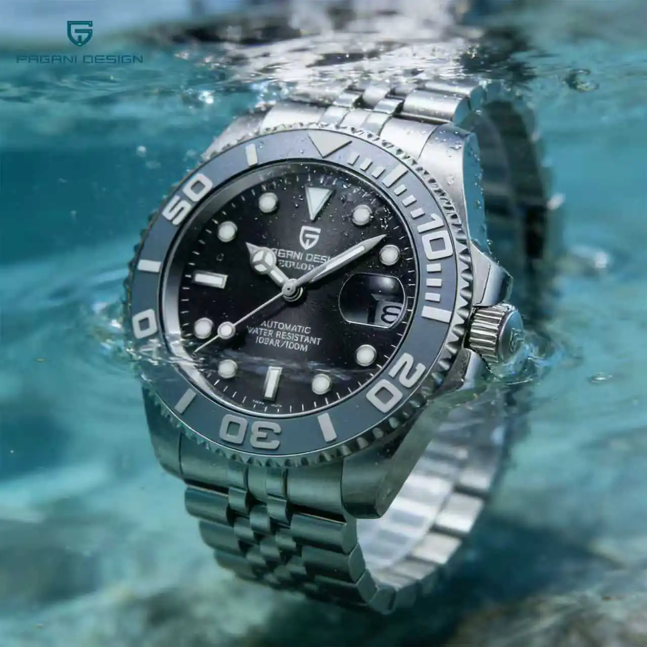 

Новые мужские механические часы PAGANI DESIGN 40MM Luxury Brand V2, сапфировое стекло, нержавеющая сталь, автоматический механизм.