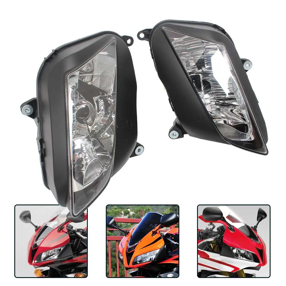For Honda CBR600RR CBR600 RR F5 2007-2012 Motorcycle Front Headlight Assembly Housing ABS Head Lamp Shell Cover Accessories