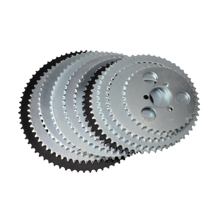 Coroa Traseira de Corrente T8F 38 44 54 58 64 74 Dentes 38T 44T 54T 64T 74T para Mini Moto, ATV, Quad, Dirt Bike, Pit Bike, Pocket Bike, Cross 47cc 49cc Prt